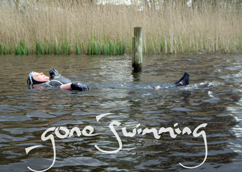 Relaxing in open water